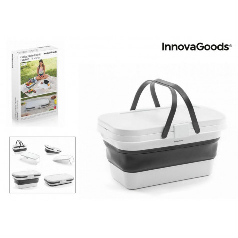 CESTA DE PICNIC PLEGABLE CON TAPA...