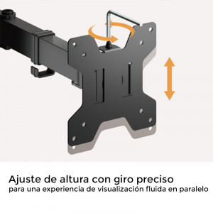 SOPORTE DE MESA 2 MONITORES 17"-32"...