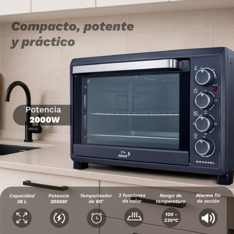 HORNO ELECTRICO CONVECCION 38 LITROS...