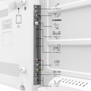 TELEVISOR BLANCO LED HD 24" | WIFI |...