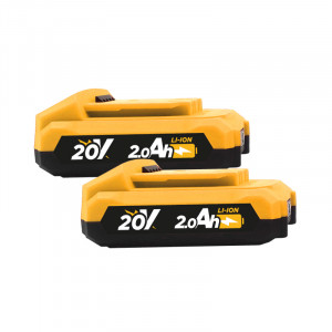 TALADRO PERCUTOR 20V | 2 BATERIAS 2AH...