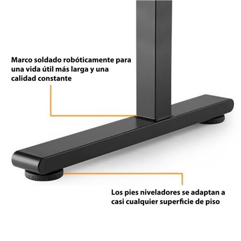 MESA DE ESCRITORIO CON REGULADOR DE ALTURA MANUAL 140X60CM CROMAD - CR1061-2 MESA DE ESCRITORIO CON REGULADOR DE ALTURA MANUAL 140X60CM CROMAD - CR1061-2