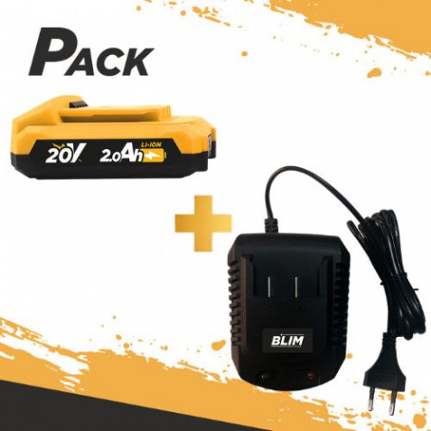 BATERIA 20V 2AH BLIM + CARGADOR DE...