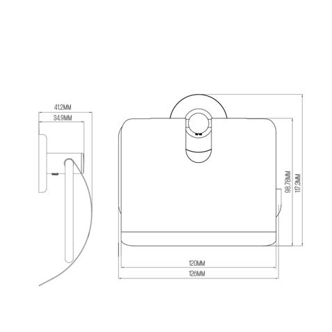 PORTAROLLOS WX CON TAPA EDM - 01373_1