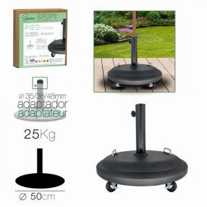 SOPORTE PARA SOMBRILLA CEMENTO NEGRO...