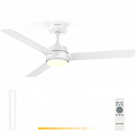 VENTILADOR DE TECHO 30W 47" CON LED Y...
