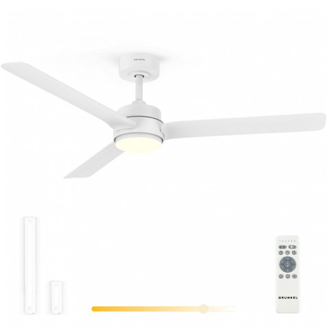 VENTILADOR DE TECHO 30W 52" CON LED Y...