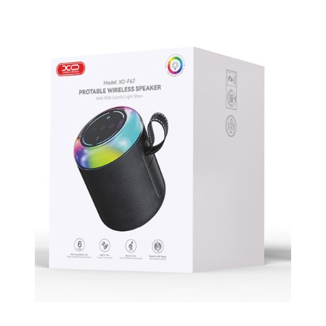 ALTAVOZ BLUETOOTH CON LED RGB F67 XO