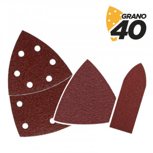 SET DE 9 LIJAS GRANO 40 PARA LIJADORA...