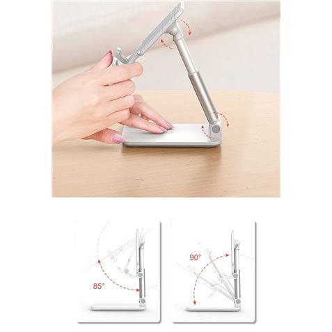 SOPORTE MESA C46B SMARTPHONE/TABLETS HASTA 12.9" BLANCO XO - XOC46