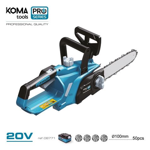 MOTOSIERRA 20V (SIN BATERIA Y CARGADOR) KOMA TOOLS PRO EDM - 08761_1