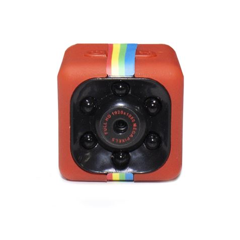 MINI VIDEOCAMARA FULL HD 1080P ROJA CON VISION NOCTURNA - 54298-1