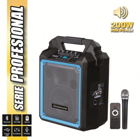 ALTAVOZ AUTOAMPLIFICADO PRO200 6.5"...