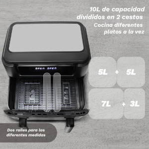 FREIDORA DE AIRE 10 LITROS 2800W...