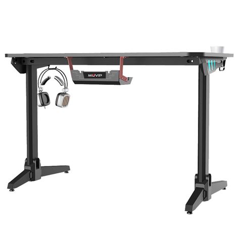 MESA GAMING PRO700 FIBRA CARBONO LUZ RGB MUVIP - MV0279-1