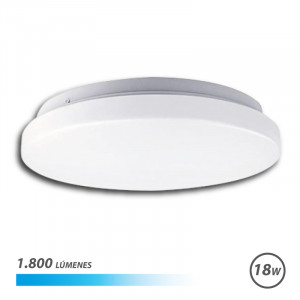 APLIQUE LED TECHO REDONDO 18W LUZ...