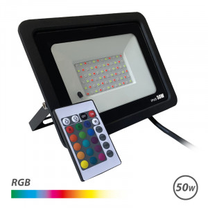 FOCO LED RGB 50W + MANDO ELBAT