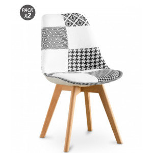 PACK 2 SILLAS DESIGN D400 TELA...