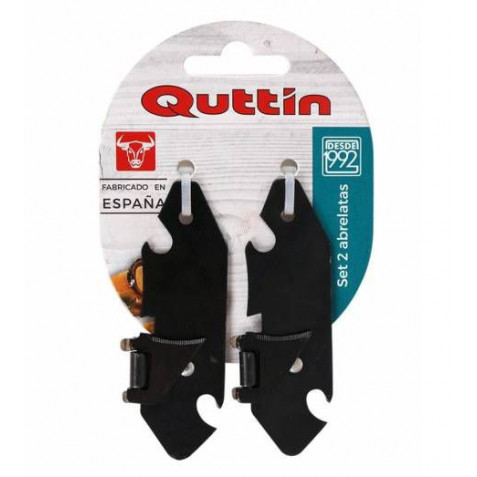 PACK 2 ABRELATAS 8CM PAVONADOS QUTTIN
