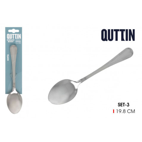 PACK 3 CUCHARAS MESA 19.8CM SOFIA QUTTIN