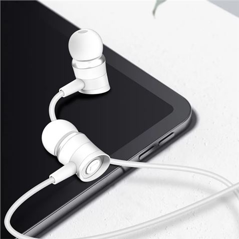 AURICULAR + MICROFONO EP20 MUSIC BLANCO - XOEP20-1