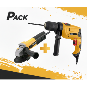 PACK TALADRO 500W + MINI HERRAMIENTA MULTIUSOS + EJE FLEXIBLE BLIM