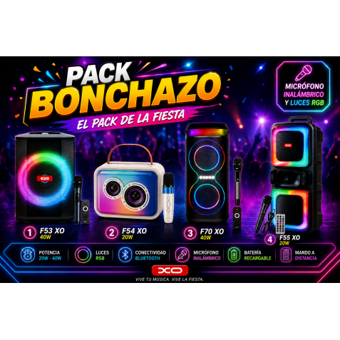 PACK ALTAVOCES XO