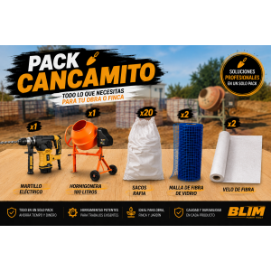 PACK HORMIGONERA + MARTILLO 6J + 20...