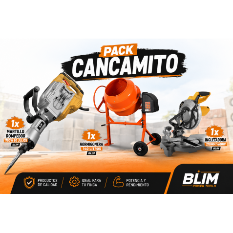 PACK HORMIGONERA 140 LITROS +...