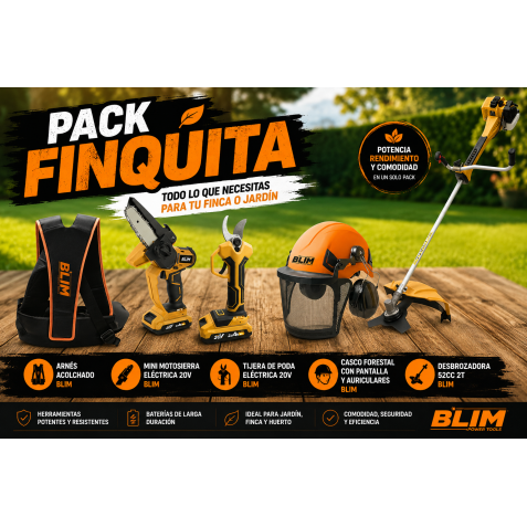 PACK FINCA DESBROZADORA + CASCO +...