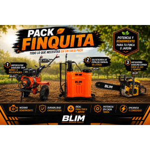 PACK FINCA MOTOCULTOR + MOTOSIERRA +...