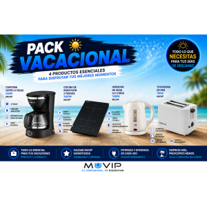 PACK VACACIONAL COCINA INDUCCION +...