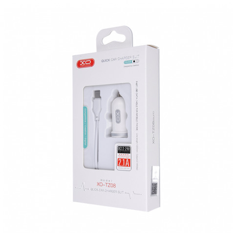 PACK CARGADOR MECHERO TZ08 2.1A +...