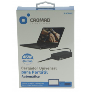 CARGADOR UNIVERSAL AUTOMÁTICO 45W CROMAD