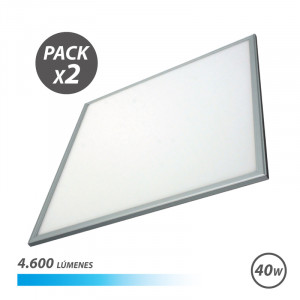 PACK 2 PANELES LED 60X60 40W 4600LM...