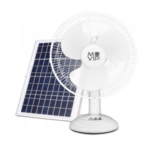 VENTILADOR DE SOBREMESA SOLAR 12" 15W...