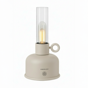 LAMPARA DE ACEITE LED VINTAGE BEIGE...