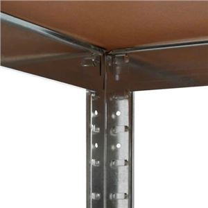 ESTANTERIA ESQUINERA MODULAR GALVANIZADA 5 BALDAS AJUSTABLES 180X90X40X70.5 - 75894-2
