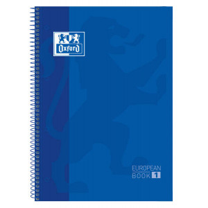 CUADERNO ESPIRAL TAPA DURA AZUL A4+...