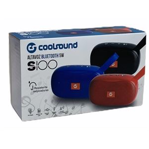 ALTAVOZ BLUETOOTH S100 5W NEGRO COOLSOUND - S100-1 ALTAVOZ BLUETOOTH S100 5W NEGRO COOLSOUND - S100-1