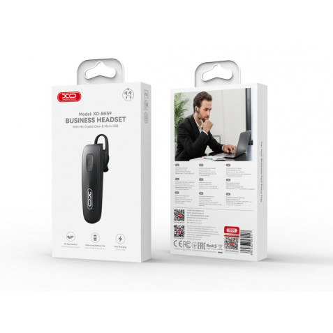 AURICULAR BLUETOOTH BE59 NEGRO XO