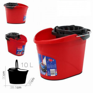 CUBO OVALADO 10 LITROS CON ESCURRIDOR...