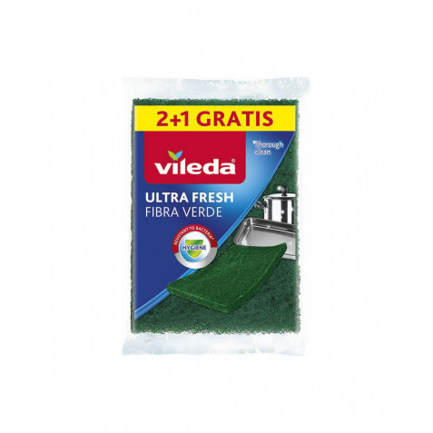 PACK 3 ESTROPAJOS FIBRA VERDE ULTRA...