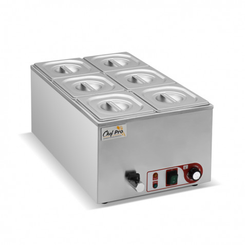BAÑO MARIA INDUSTRIAL 6 CUBETAS 1200W...