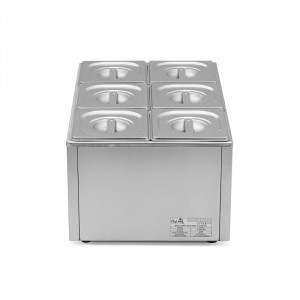 BAÑO MARIA INDUSTRIAL 6 CUBETAS 1200W...