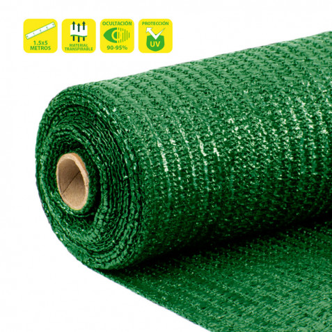 MALLA DE SOMBREO VERDE 1.5X5 METROS...