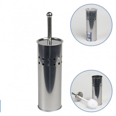 ESCOBILLERO WC INOX ZEUS