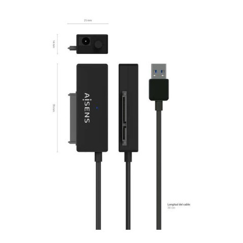 ADAPTADOR SATA A USB-A PARA DISCOS...
