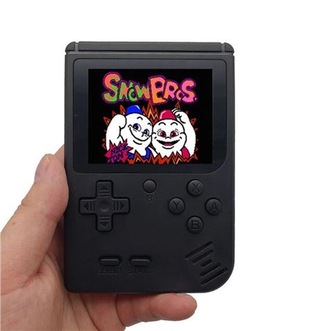 CONSOLA CLÁSICA PORTATIL 400 JUEGOS NEGRO - 53111-2