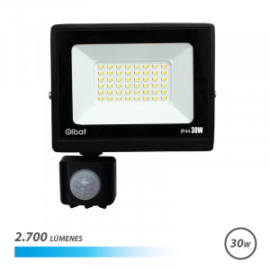 FOCO LED SERIE SLIM 30W CON SENSOR |...